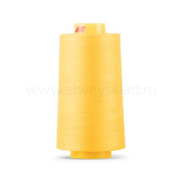 Нитка универсальная Gutermann Mara 120/2, 5000 м, 700185, 106 т.желтый, 1 катушка