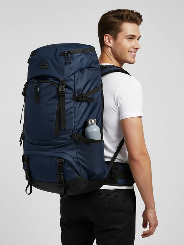 Оксфорд 200D PU1000 78 г/м², 150 см / 1 метр, ОКС.TBY200D.S058.1, S058 т.синий