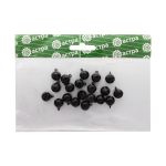 Бубенчики 12 мм, 20 шт, черные