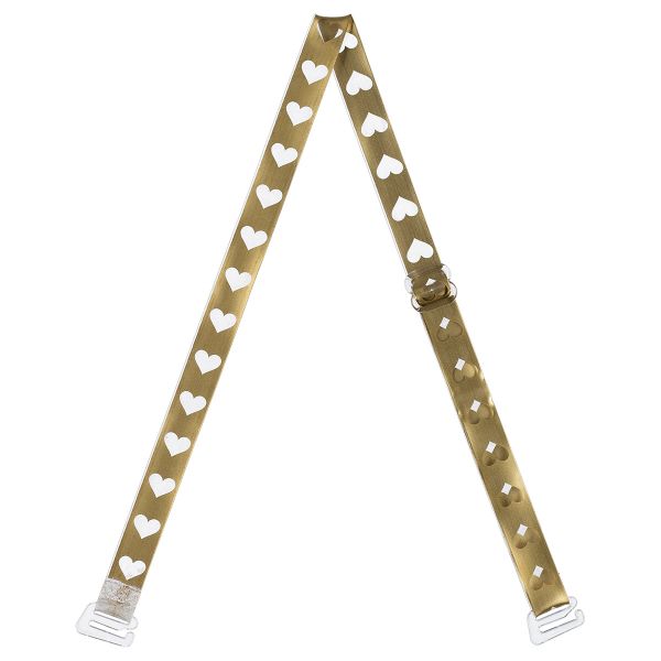 Бретели для бюстгальтера 10 мм, 10 пар, /РП/, золото, Gamma BR-1018