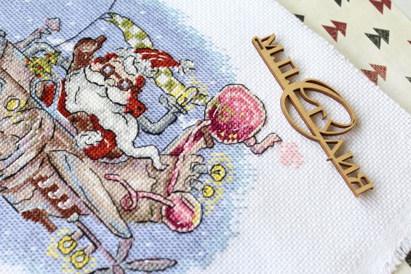 Набор для вышивания нитками МП Студия (Жар-птица), Весёлый полёт, 16х20 см