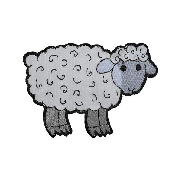 Термоаппликация №1 12 шт, 1-45 овечка 6х9 см, Blitz