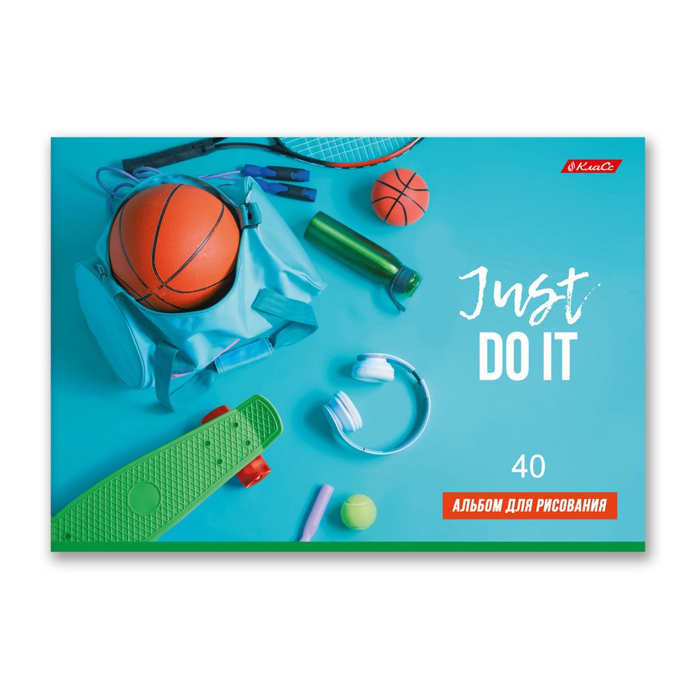 Альбом для рисования 100 г/м², A4 29х20.5 см, 10 шт, на скобе 40 л, 40АЛСК4_000227 Мы в спорте, Светоч