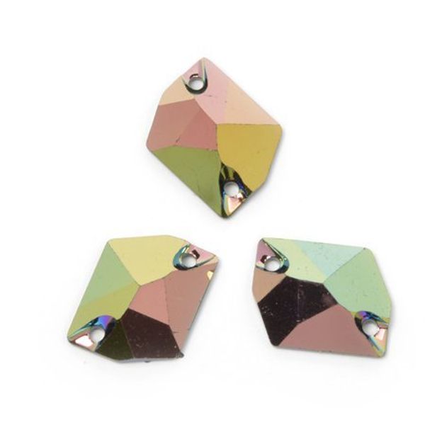 Стразы пришивные акриловые (Resin) Tesoro Crystal цв. 5 16х20 мм уп. 10 шт