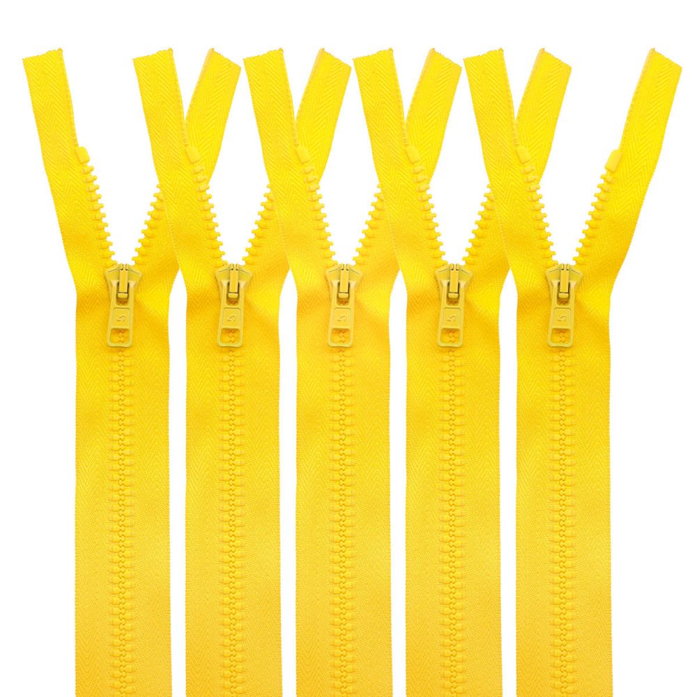 Молния трактор Arta Т6 (6 мм) 1 зам., разъем., 75 см, цв. 162 мимоза, уп.5 шт