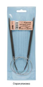Спицы круговые металл ⌀7,0 мм, 60 см, с металлической леской, Gamma MKF
