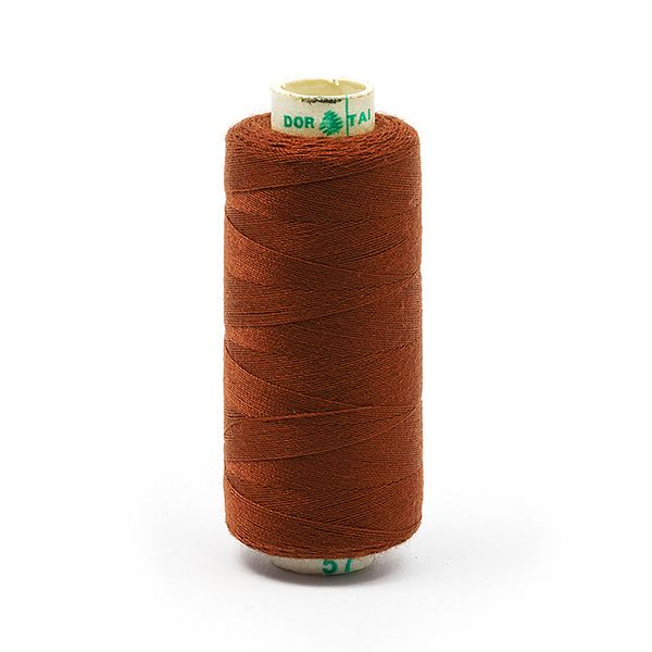 Нитки швейные бытовые Dor Tak 40/2, 366 м / 10 кат., 571 св.коричневый