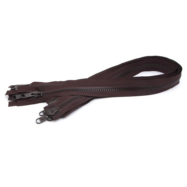 Молния трактор Arta Т8 (8 мм) 2 зам., разъем., 75 см, цв. 068 т.коричневый, уп.5 шт