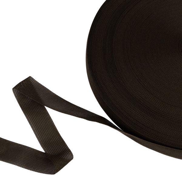 Тесьма (лента) окантовочная 22 мм / 100 метров, 078 хаки, Gamma 022 О ЦВ