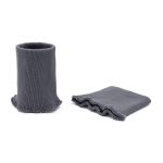 Манжеты трикотажные 9.0х9.5 см, 1 пара, средней плотности 14 кл, 1х1, 8123 серый