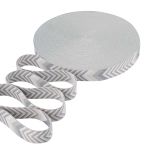 Стропа (ременная лента) 38 мм / 45.72 метра, [38.82 г/пог.м], с принтом 2-сторонняя, D144 серый/белый, 3Al354