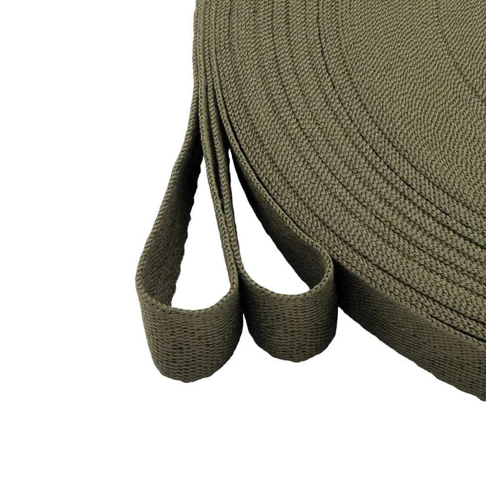 Тесьма (лента) киперная 20 мм / 50 метров, 6 г/м, 100% полиэфир, 24 олива