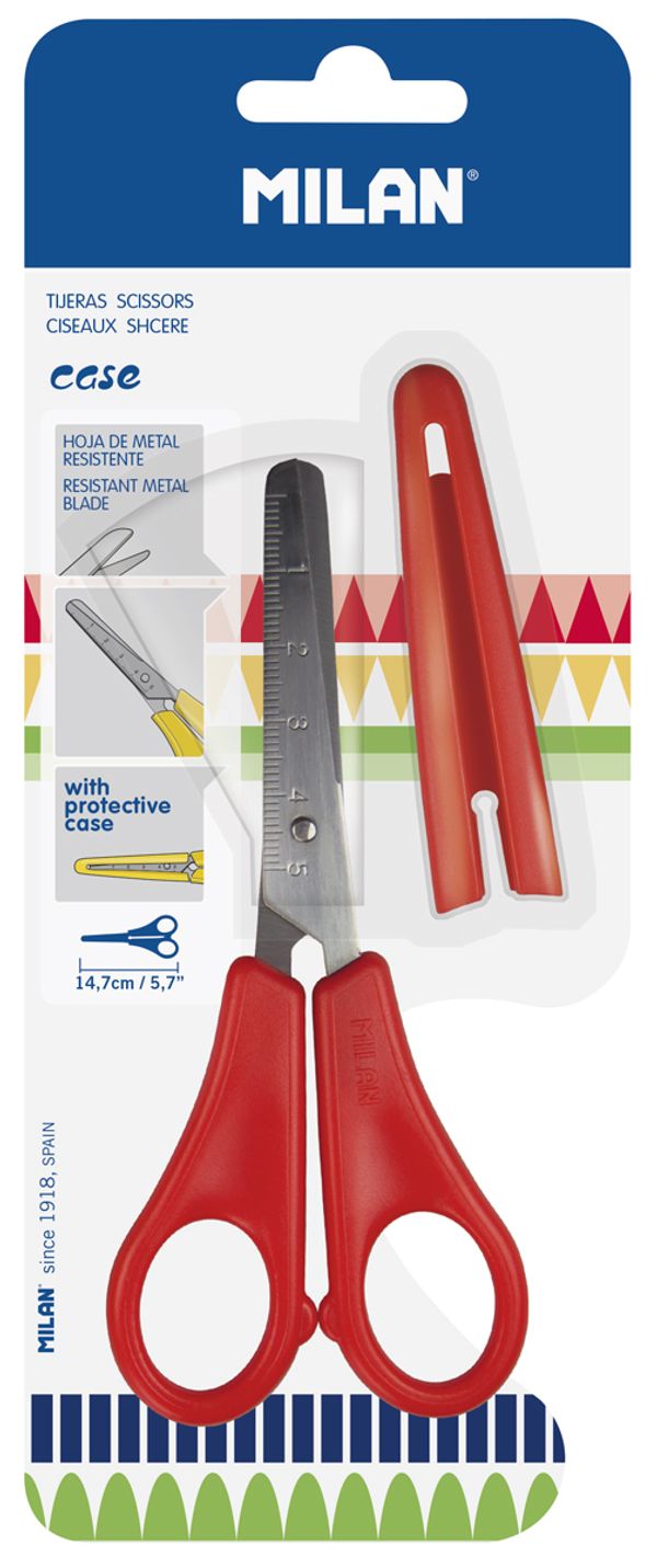 Ножницы универсальные детские 15 см, Milan BWM10255
