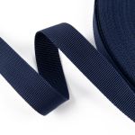 Стропа (ременная лента) 25 мм / 50 метров, толщ. 1.08 мм, [10 г/пог.м], 100% п/п, 227 т.синий, Gamma G-25 ЦВ