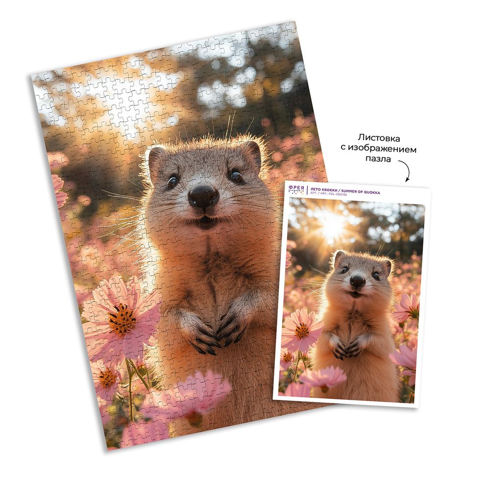 Пазл 500 элементов, PZL-500/65 Лето квокки, Фрея