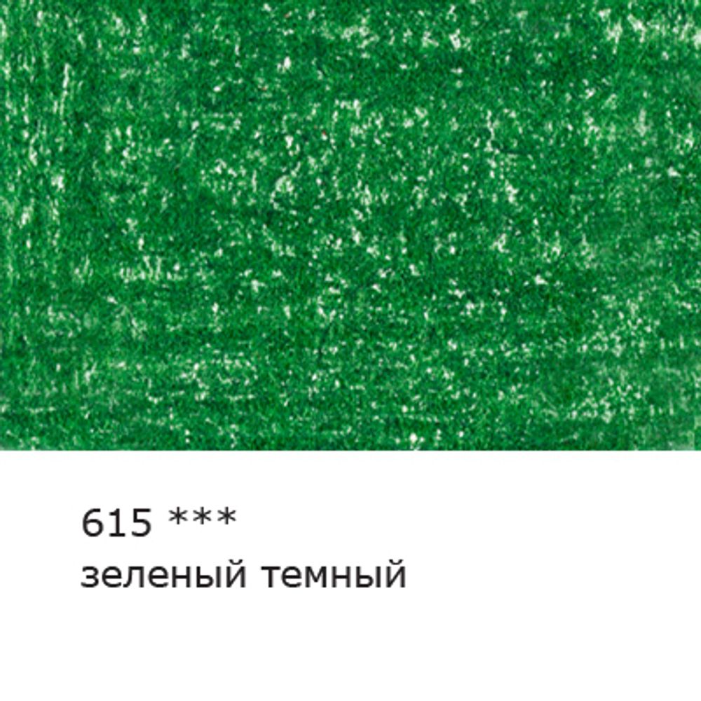 Карандаш цветной художественный заточенный, 6 шт, 615 Зеленый темный (Green deep), Vista-Artista Gallery VGCP