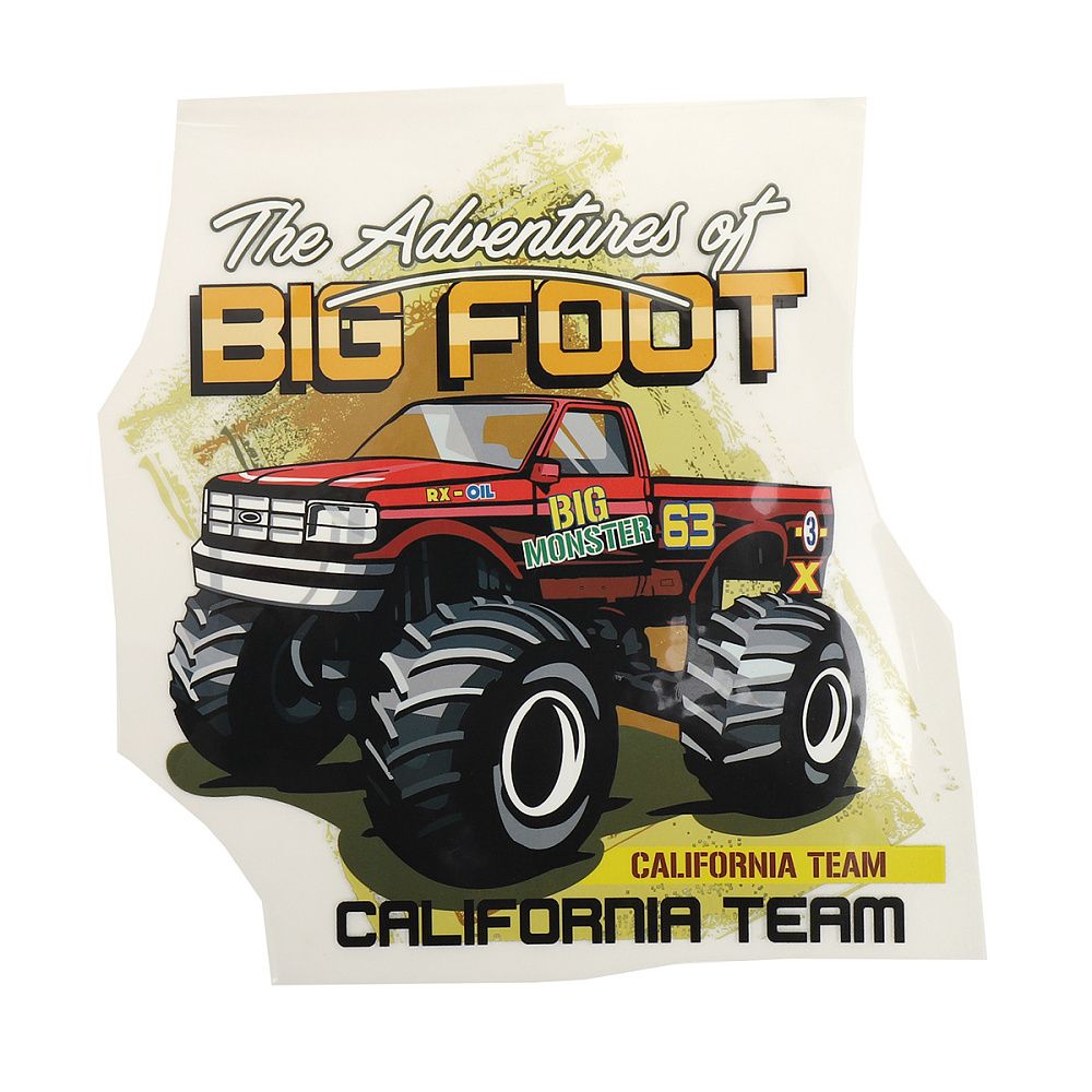 Термотрансфер Big Foot 18,7х19 см, 10 шт
