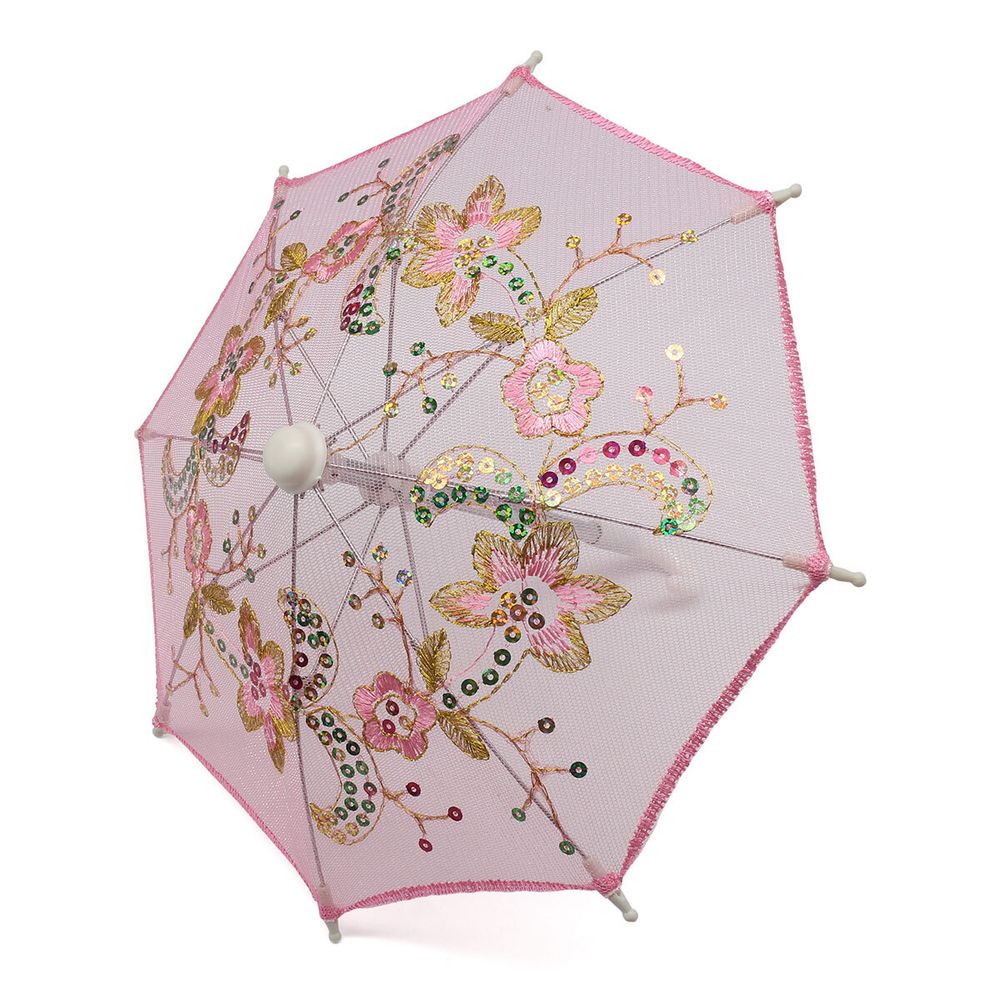 Зонтик 22см, розовый