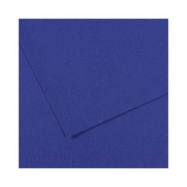 Бумага для пастели 160 г/м², 75х110 см, 25 листов, №590 ультрамарин, Canson Mi-Teintes C200321267