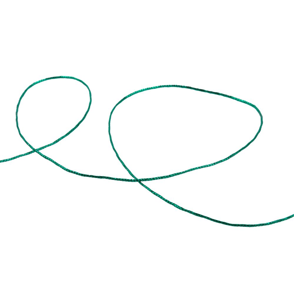 Шнур металлизированный 1.0 мм, / 50 метров, т. зеленый/d.green, Gamma С 2736 рис 5888