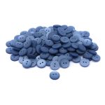 Пуговицы на 2 прокола 22L (14мм), пластик (col.41 сине-голубой), CR-K18M, 144 шт