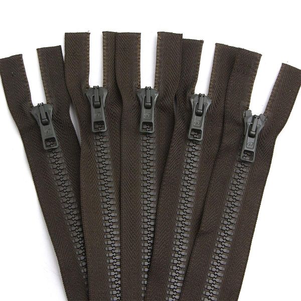 Молния трактор Arta Т6 (6 мм) 2 зам., разъем., 75 см, цв. 175 т.хаки, уп.5 шт