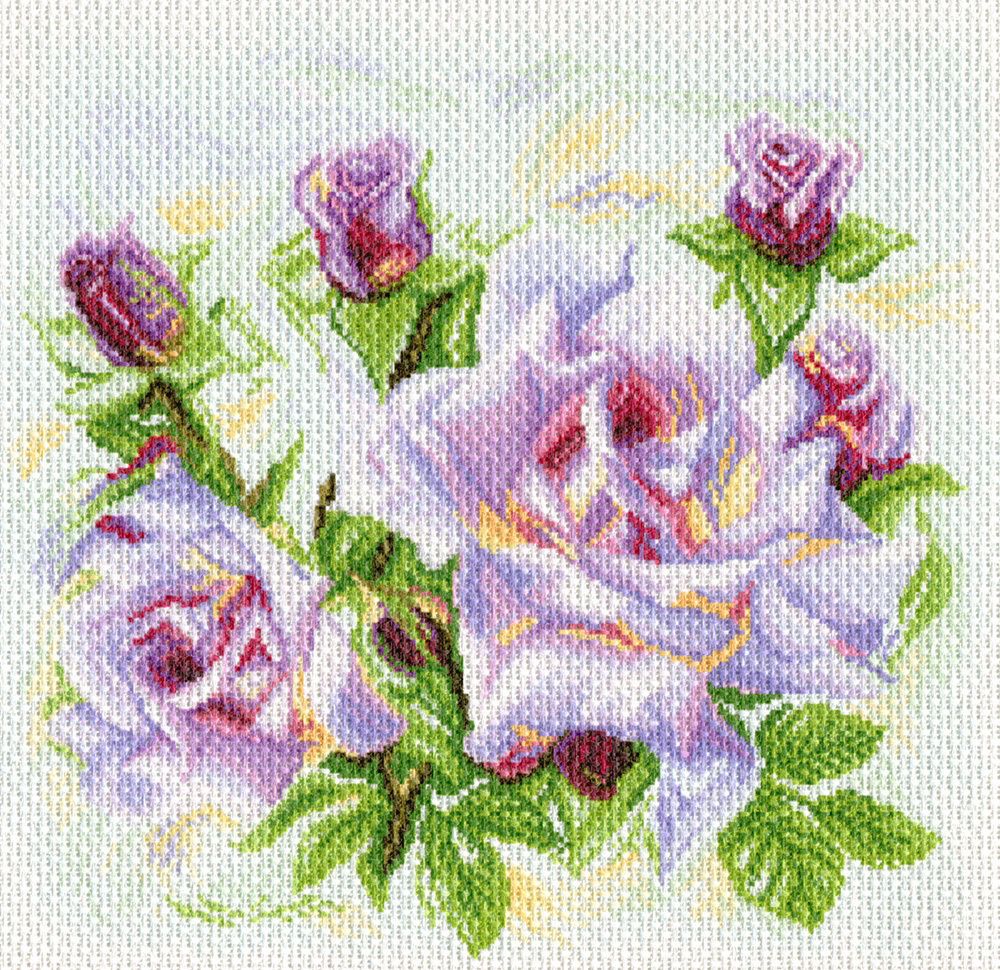 Рисунок для вышивания Матренин Посад (канва), 41х41 -1742 Розы