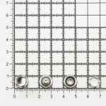 Кнопка рубашечная (джерси) закрытая ⌀10.5 мм, 144 шт, МЕТАЛЛ, никель, NEW STAR