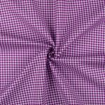 Ткань для пэчворка Peppy Бабушкин сундучок, отрез 50х55 см, 140 г/м², БС-51 клетка фиолетовый, Peppy