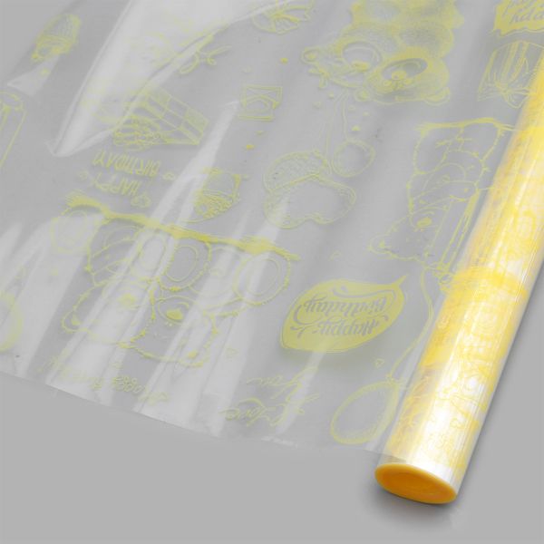 Пленка Мишки ярко- желтая, 70 см / 9.14±5% метра