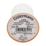 Нитка филаментная особопрочная Gutermann Tera 180, 2000 м, 111 айвори, 1 катушка