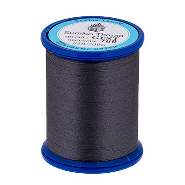 Нитки вышивальные SumikoThread 200 м, (219 ярд), 769 т.серый