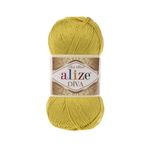 Пряжа Alize (Ализе) Diva / уп.5 мот. по 100 г, 350м, 109 лайм, A