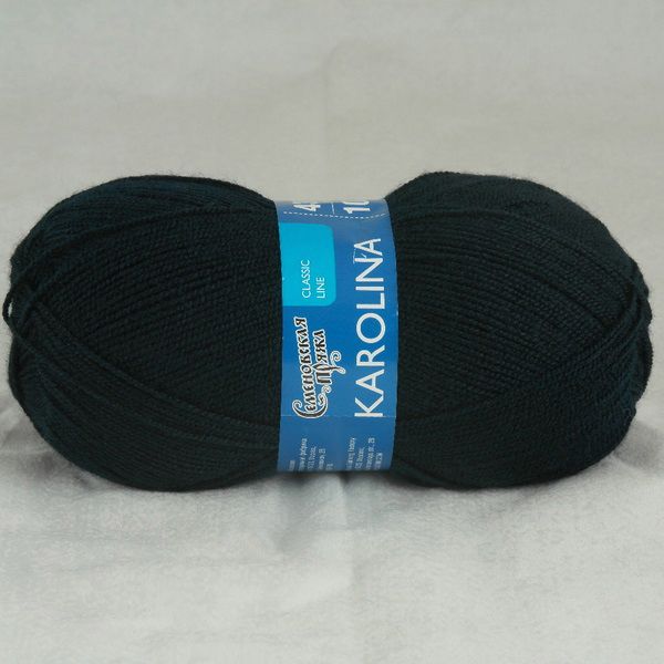 Пряжа Семеновская Karolina / уп.5 мот. по 100 г, 438 м, 0331 матр.син