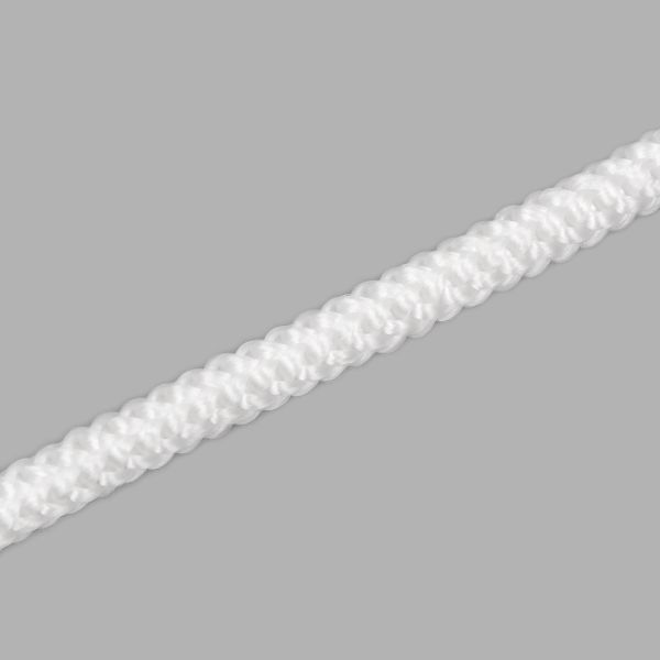 Шнур полиамид круглый бытовой ⌀4.0 мм, 100м, 100% ПА, белый