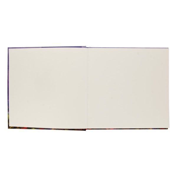 Скетчбук 200 г/м², 200 г/м², 20х20 см, твердый переплет 40 л, 04_soul picture_violet, Аква-колор IZO-SBS-0840