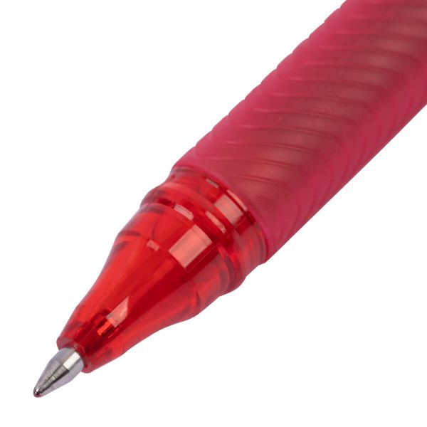Ручка гелевая Energel 0.7 мм, 12 шт, BL57-BO красный стержень, Pentel