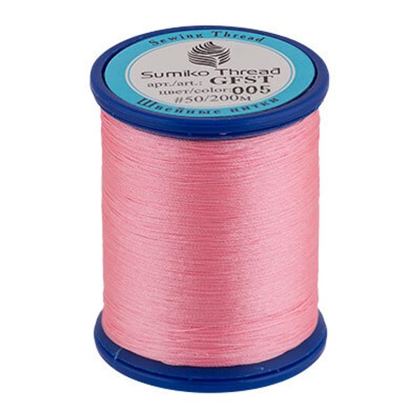 Нитки вышивальные SumikoThread 200 м, (219 ярд), 005 розовый