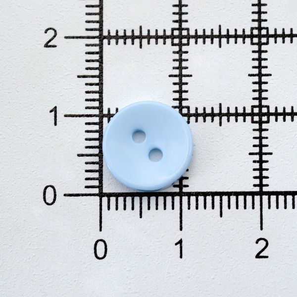 Пуговицы 2 прокола 18L, 11 мм, (Blue1 (синий1)), NE74, 144 шт