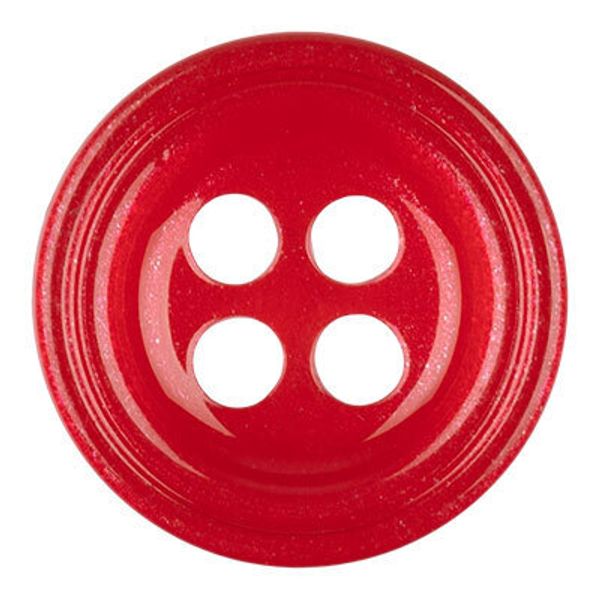 Пуговицы 4 прокола блузочные 11 мм, 24 шт, 148 красный, Blitz DRN 0050