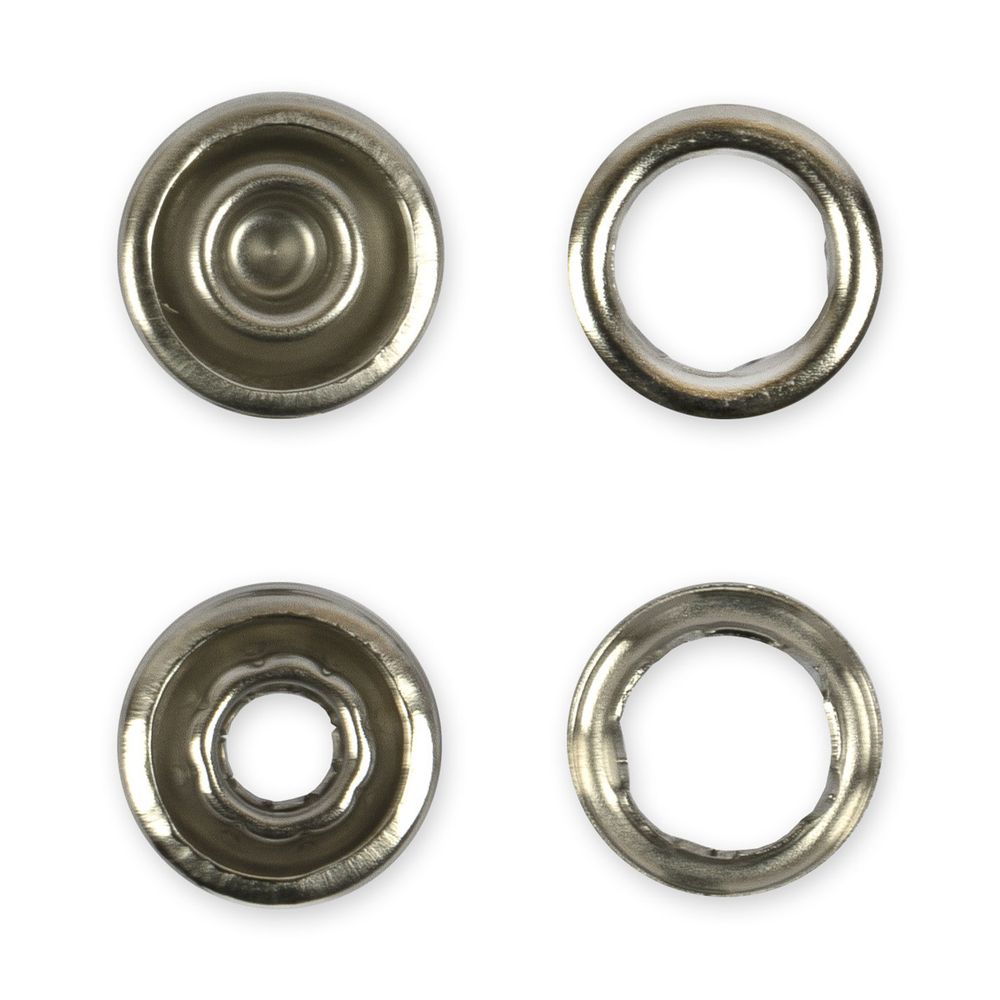 Кнопка рубашечная (кольцо) ⌀9 мм, 1440±20 шт, нерж., никель, Gamma