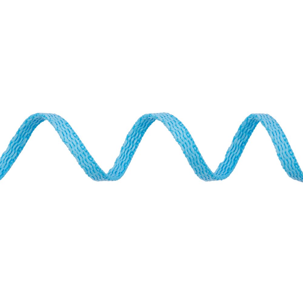 Стропа (ременная лента) 5 мм / 25 метров, толщ. 1.25 мм, [5.6 г/пог.м], 100% п/п, рис.9688, голубой, Gamma С3857Г17