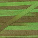 Лента (тесьма) шелковая 4.0 мм / 45.5±0.5 метров, M134 зеленый/коричневый, Gamma SRM-4