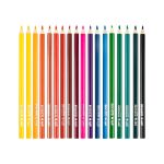 Набор трехгранных акварельных карандашей заточенный 8х18 цв, Лео LGWP-18