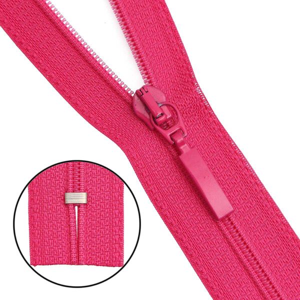 Молния спираль (витая) Arta Т5 (5 мм) 1 зам., н/раз., 18 см, цв. 383 малина, уп.10 шт