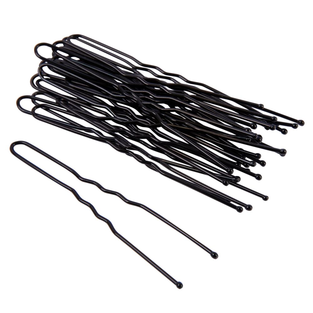 Набор шпилек для волос 4.5 см, 100 шт (5х20 шт), №01 черный, Cherry Mary VZ07029