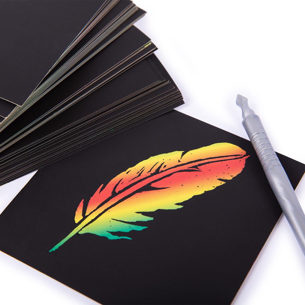 Набор для творчества Гравюры-записки 10х10 см, без рисунка, Hobbius SGHL