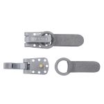 Крючок шубный Hobby&Pro 20 мм, 5 шт, 7037 средне-серый