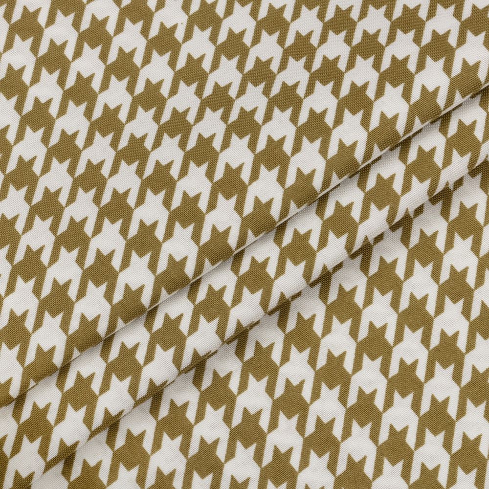 Ткань для пэчворка Peppy Бабушкин сундучок, рулон 112 см / 5 метров, БС-01 гусиная лапка бл.зеленый, Peppy