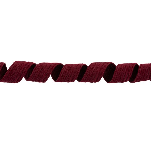 Резинка бельевая (стандартная) 10.0 мм, / 15х10 м плетеная, бордовый/ bordo, Gamma С 3337